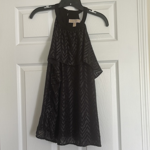 Michael Kors M Black shimmer layered top - Picture 6 of 6